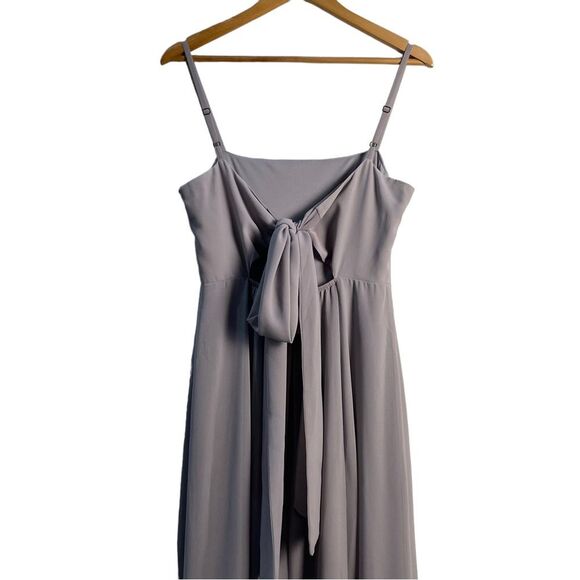 Show Me Your Mumu Lauren Tie‎ Chiffon Maxi Dress Size Medium NEW - Picture 10 of 16